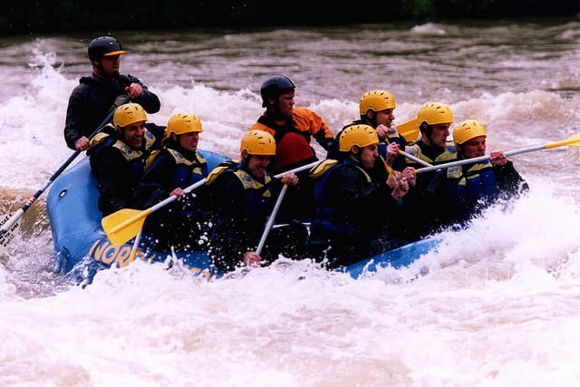 white water rafting in the Indian Himalayas