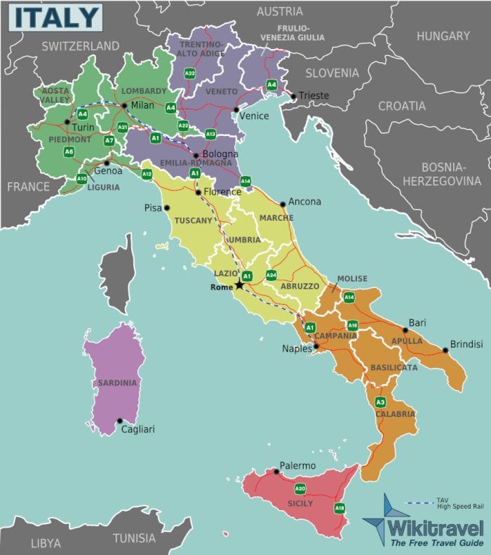 backpacking budget Italy