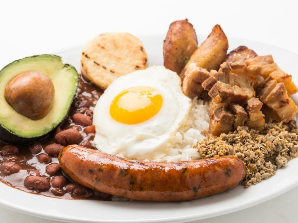 Cost of typical colombian food