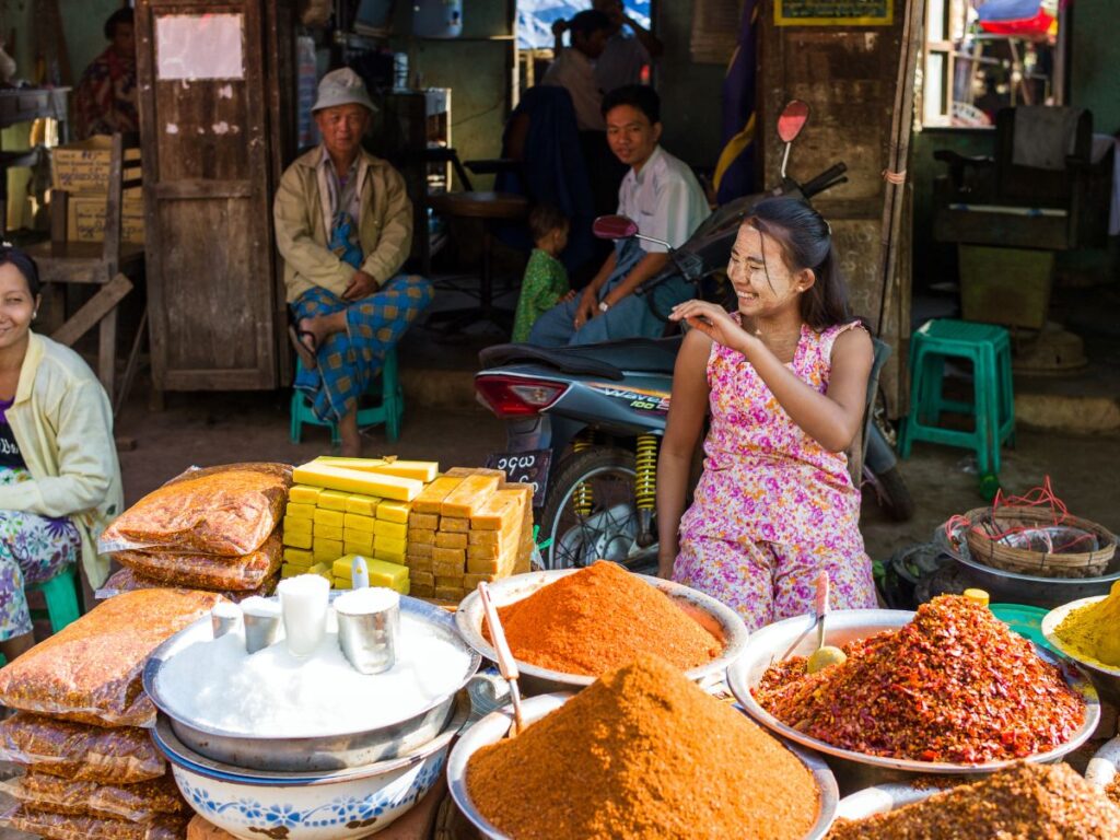 Myanmar paying for things