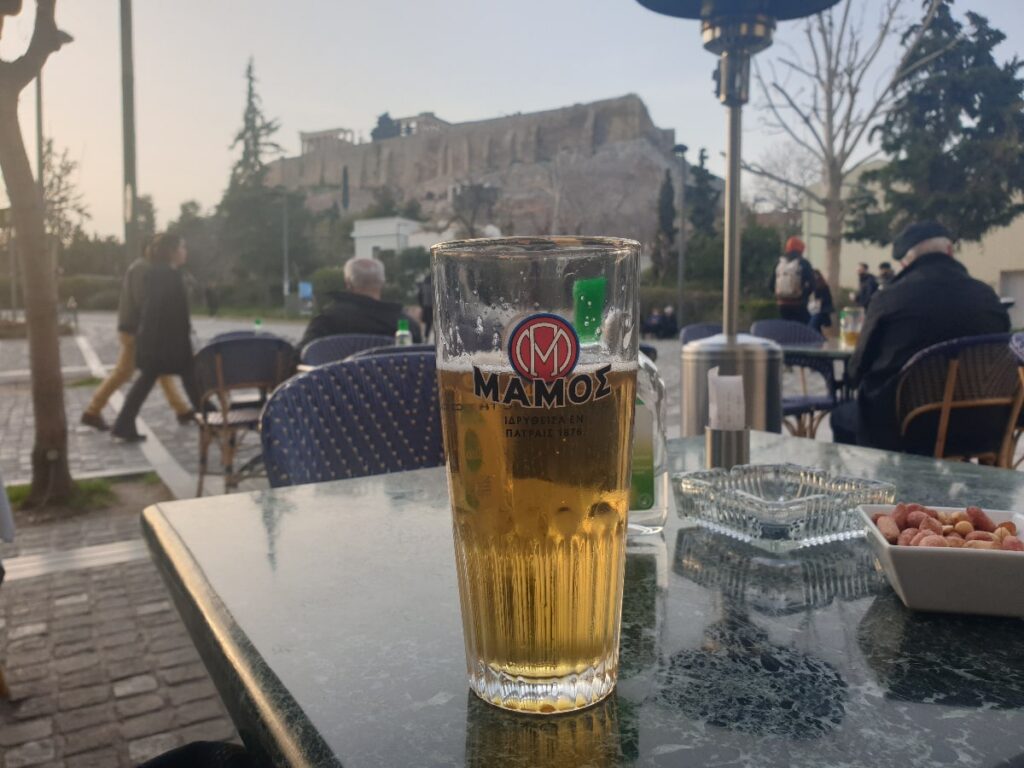 Beer in Athens