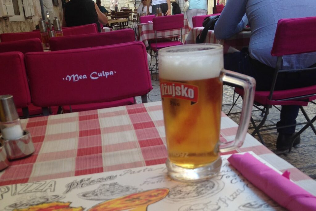 Beer in Croatia - cheap!
