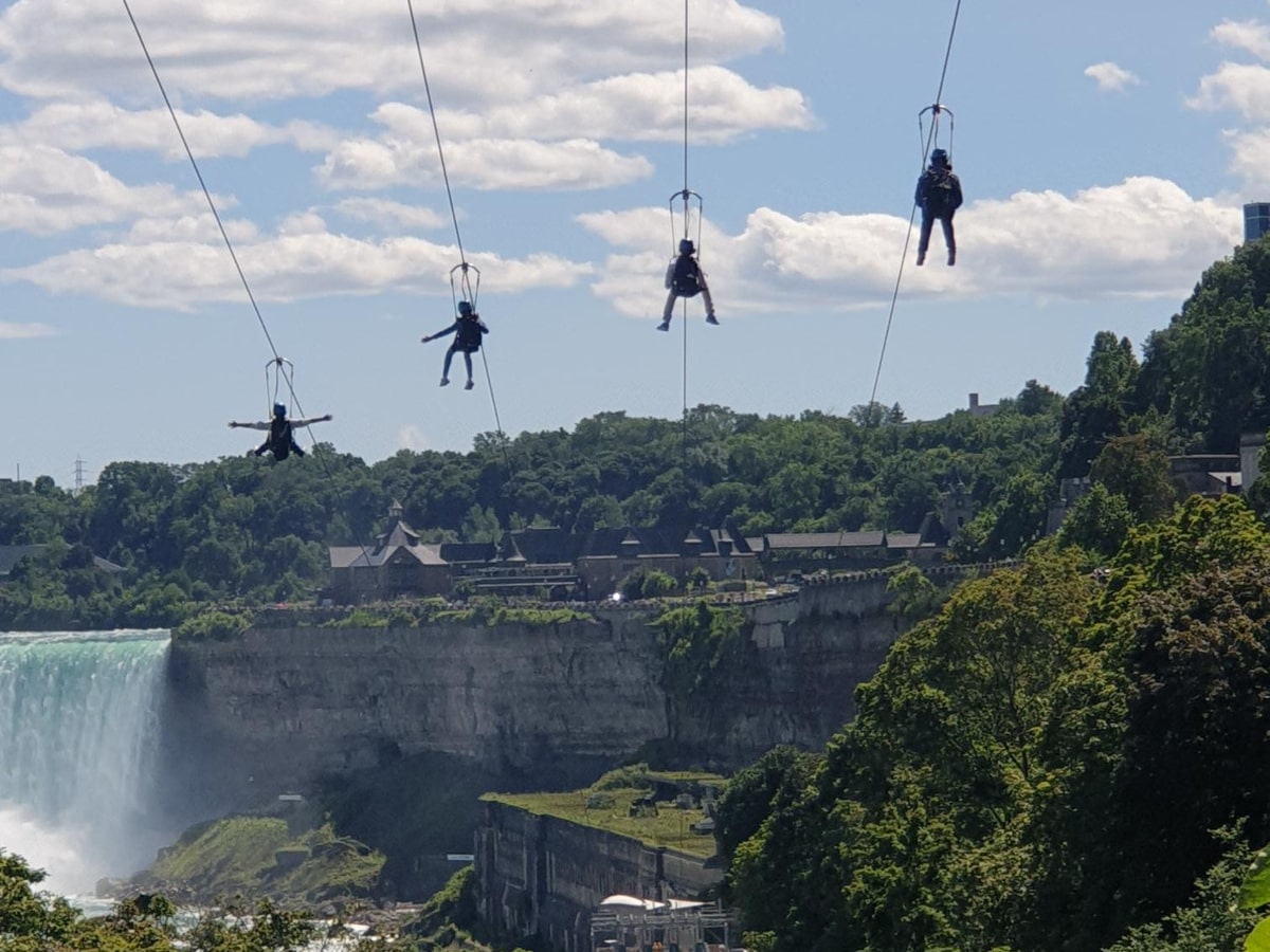 Niagara Falls ziplining
