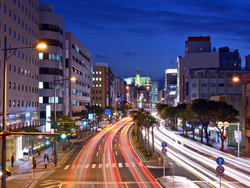 Naha, Japan.