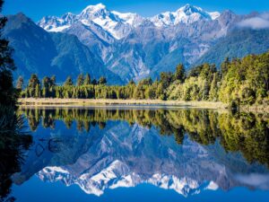 New Zealand scenery when backpacking