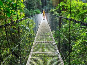 backpacker in Central America