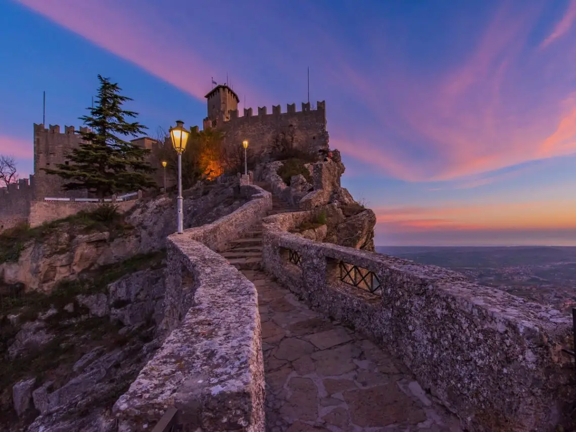 San Marino sunset